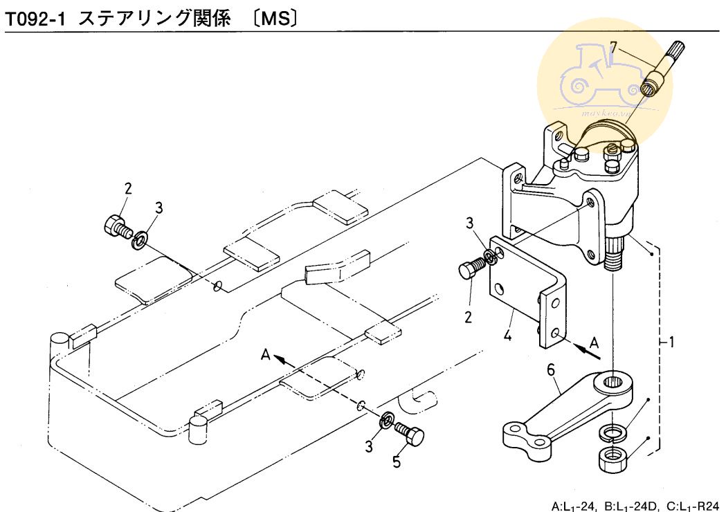 Hộp truyền động lái(cơ)
